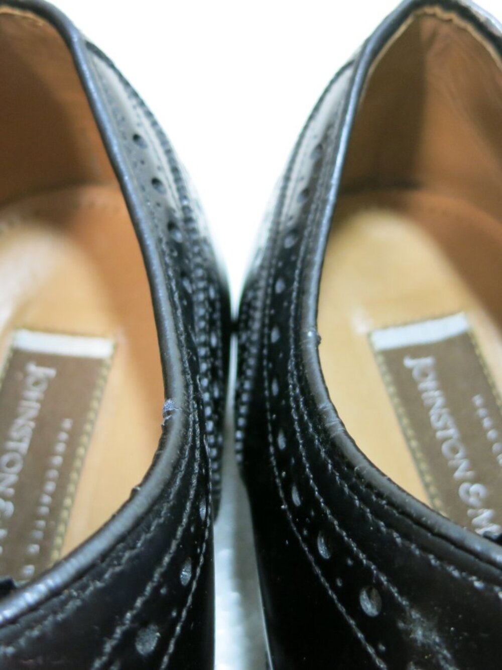 Johnston & Murphy Limited Brogue Wingtip Leather Dress Oxfords Men's Footwear 9 - Picture 7 of 7